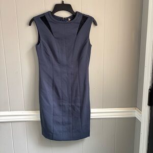 The Limited Midnight Blue Dress with Black Lace Details. NWT Size 00